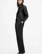 AllSaints Кожено яке DALBY в черно преходен модел W086LB