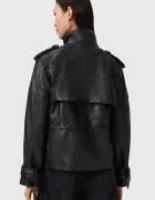 AllSaints Кожено яке в черно преходен модел W051LD