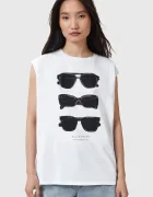 AllSaints Памучен топ SUNNIES