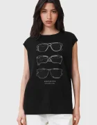 AllSaints Памучен топ SUNNIES