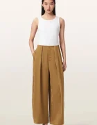 AllSaints панталон дамски LOLA жълт W012TF