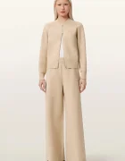 AllSaints Панталон SONNY в бежово със стандартна кройка със стандартна талия W029TE