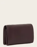 AllSaints портфейл дамски от кожа HARLUNA бордо W205XD