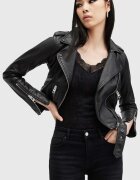 AllSaints рокерско яке дамско от кожа BALFERN BIKER черно W084LB