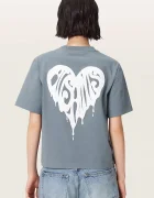 AllSaints тениска дамска от памук TRIP синя W033JD