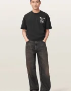 AllSaints тениска мъжка от памук WYVERN черна M007PF