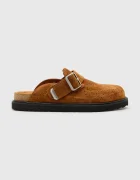 AllSaints Велурени чехли Randal Mule