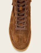 AllSaints Велурени обувки Louise Fringe Ht в кафяво W062FE