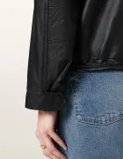 AllSaints яке бомбър дамско кожено черно W110LD