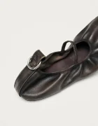 Alohas балеринки от кожа Naira кафяви S101436-01