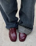 Alohas мокасини дамски от кожа Gabe бордо S101414-02