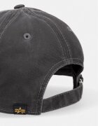 Alpha Industries шапка с козирка от деним DTM Logo Baseball черна 268917