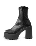 Altercore Боти Agnes в черно с дебел ток Agnes