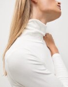 Answear.LAB блуза с дълги ръкави дамска от памук с еластан бяла
