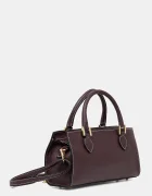 Answear.LAB чанта crossbody дамска от кожа бордо