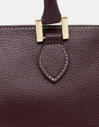 Answear.LAB чанта crossbody дамска от кожа бордо