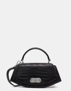 Answear.LAB чанта crossbody дамска от кожа черна