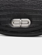 Answear.LAB чанта crossbody дамска от кожа черна