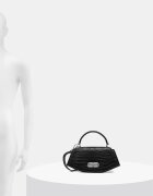 Answear.LAB чанта crossbody дамска от кожа черна