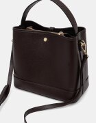 Answear.LAB чанта crossbody дамска от кожа кафява