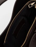 Answear.LAB чанта crossbody дамска от кожа кафява