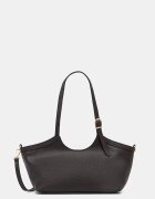 Answear.LAB чанта crossbody дамска от кожа кафява