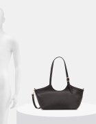 Answear.LAB чанта crossbody дамска от кожа кафява
