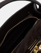Answear.LAB чанта crossbody дамска от кожа кафява
