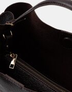 Answear.LAB чанта тип хобо дамска от имитация на кожа кафява