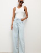 Answear.LAB дънки wide leg дамски сини