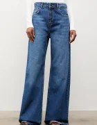 Answear.LAB дънки wide leg дамски сини