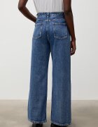 Answear.LAB дънки wide leg дамски тъмносини