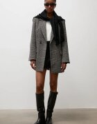 Answear.LAB късо палто дамско с вълна сиво