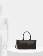 Answear.LAB Кожена чанта в кафяво