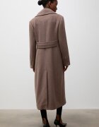 Answear.LAB палто дамско с вълна кафяво