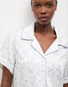 Answear.LAB пижама от две части дамска от вискоза бяла