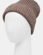 Answear.LAB шапка beanie дамска с вълна кафява