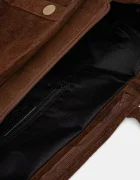 Answear.LAB Велурена чанта в кафяво