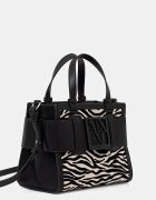 Armani Exchange чанта tote дамска от имитация на кожа черна XW000392 AF26445