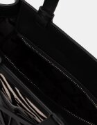 Armani Exchange чанта tote дамска от имитация на кожа черна XW000392 AF26445