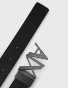 Armani Exchange колан мъжки от кожа черен 951017 CC505