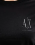 Armani Exchange Памучна блуза с дълги ръкави в черно XW001450 AF10356
