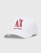 Armani Exchange Памучна шапка с козирка