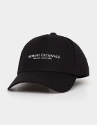 Armani Exchange Памучна шапка с козирка