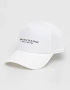 Armani Exchange Памучна шапка с козирка