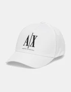 Armani Exchange Памучна шапка с козирка