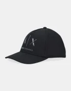 Armani Exchange Памучна шапка с козирка в черно XW001486 AF19099