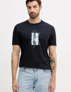 Armani Exchange Памучна тениска