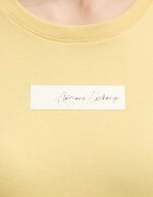 Armani Exchange Памучна тениска дамска в жълто XW002327 AF10358