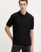 Armani Exchange Памучна тениска с яка